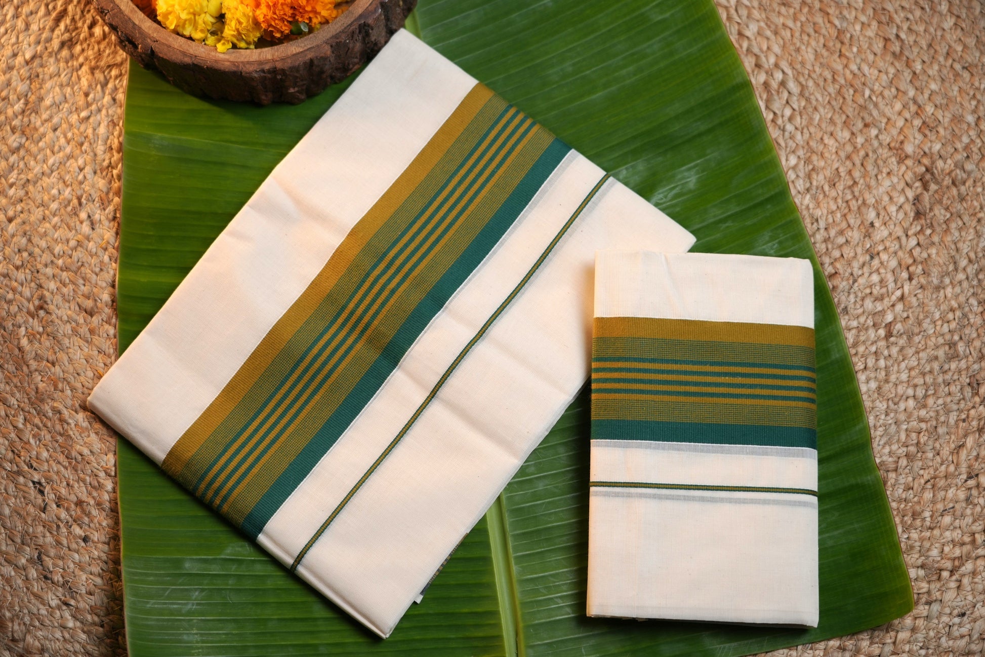 Kerala Traditional Set Mundu -single colour
