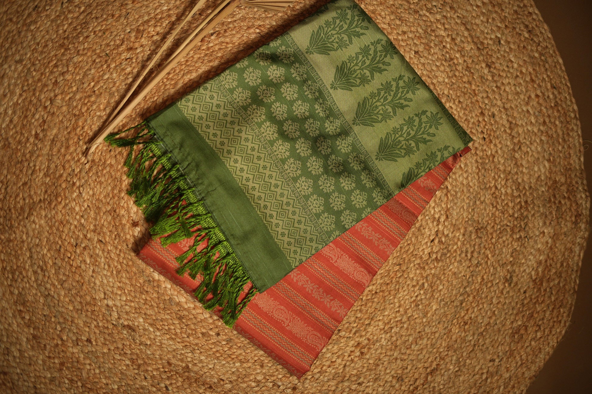 Semi tissue saree