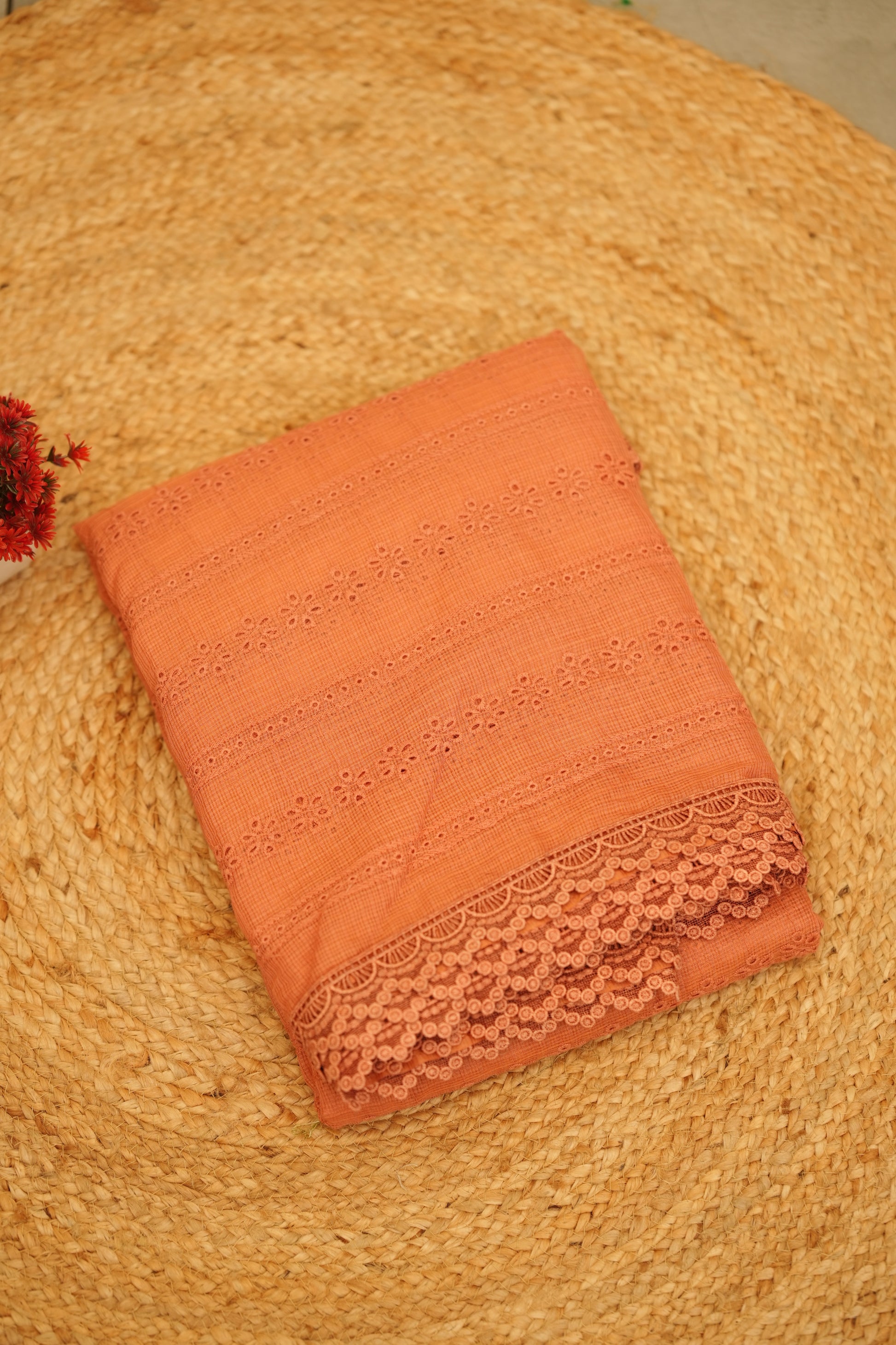 Premium Net Kota with lace border