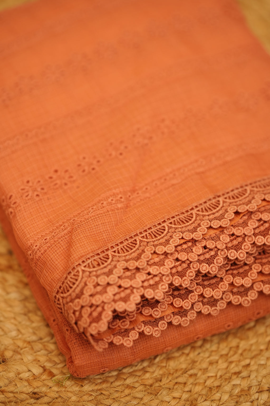 Premium Net Kota with lace border