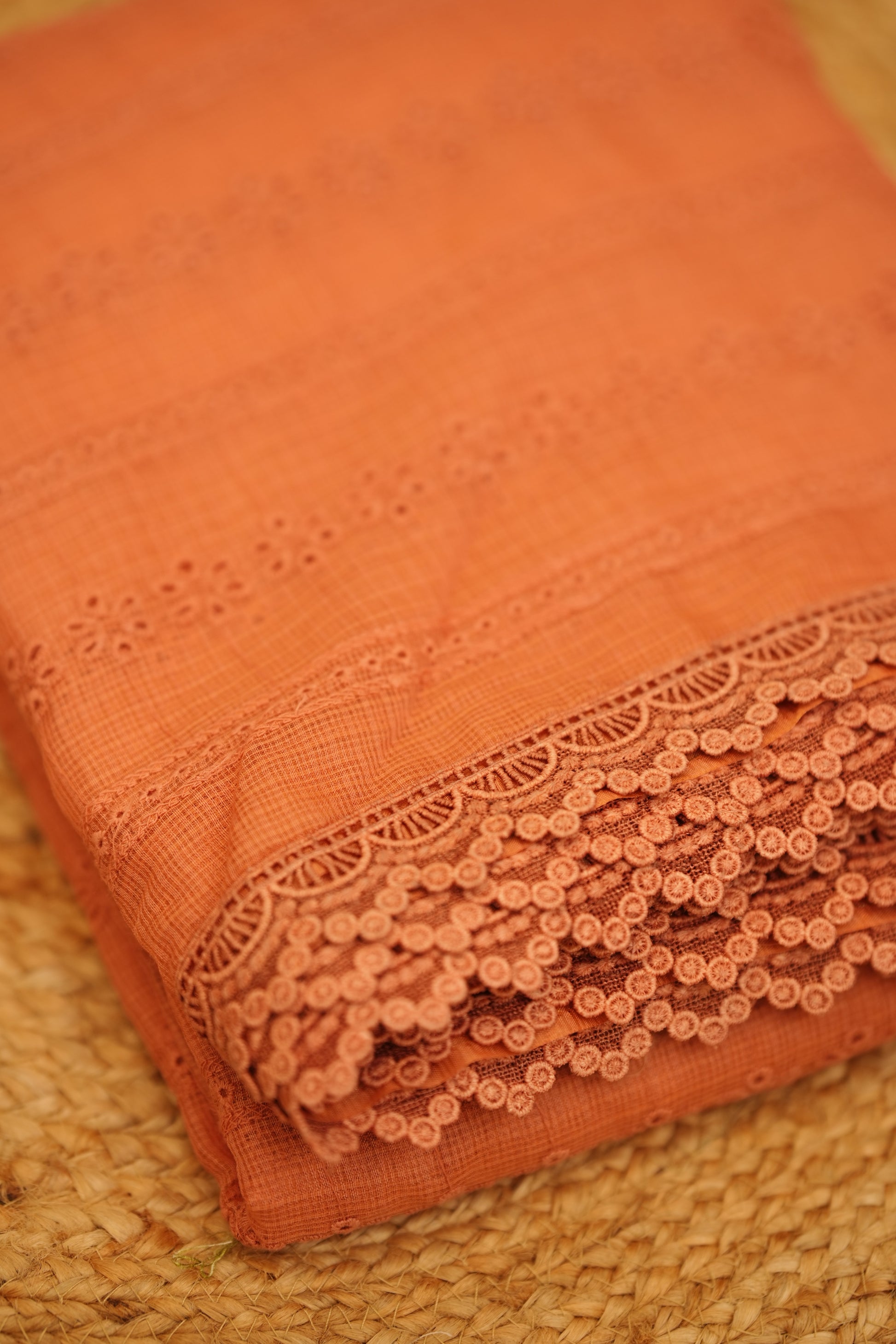 Premium Net Kota with lace border