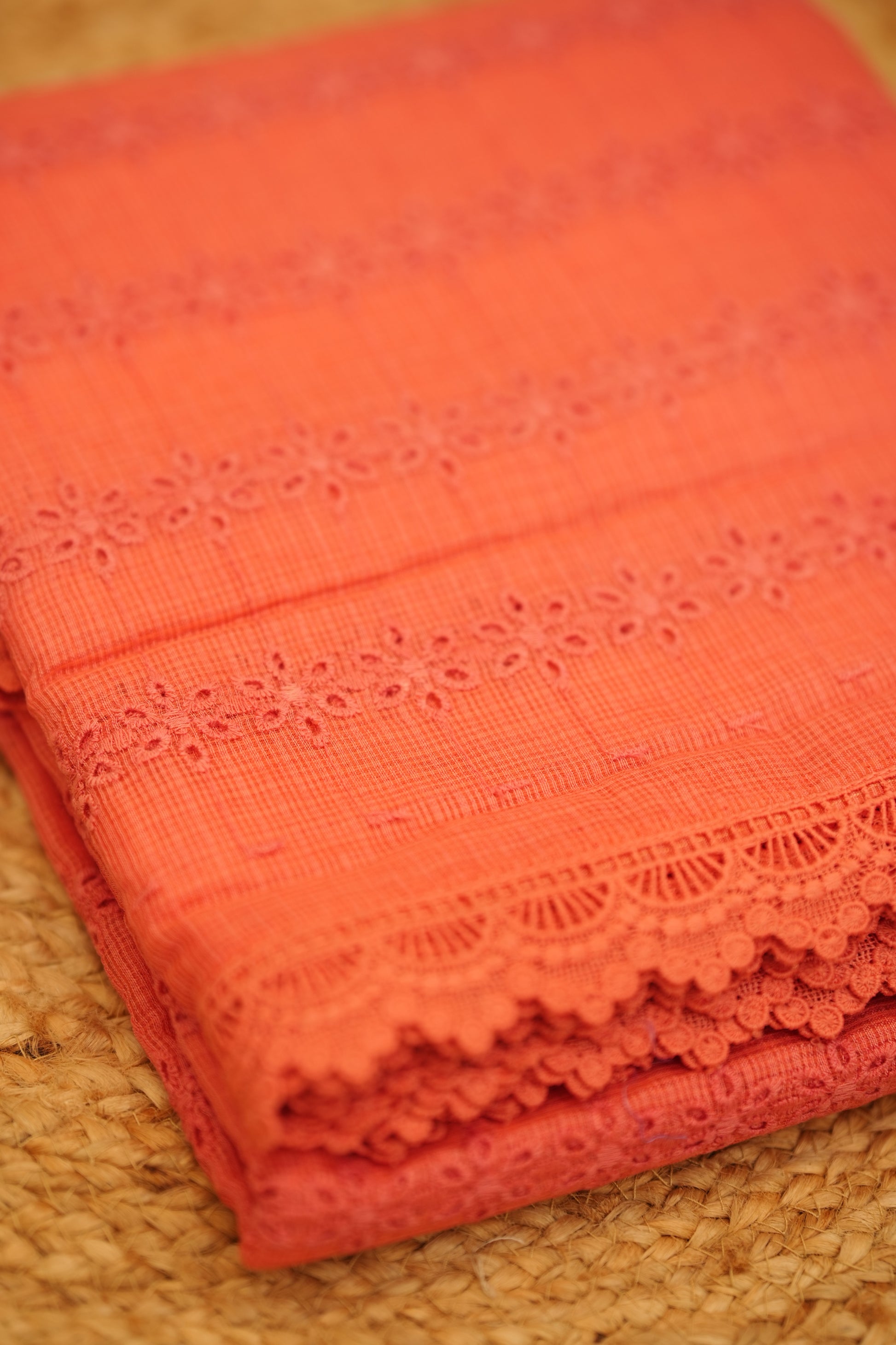 Premium Net Kota with lace border