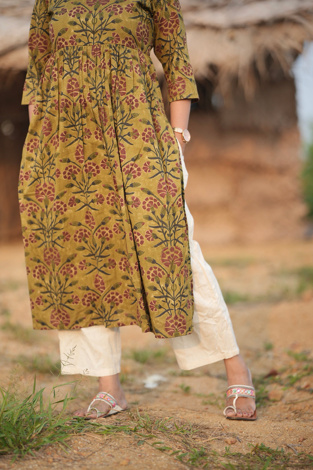 Ira Olive Top
