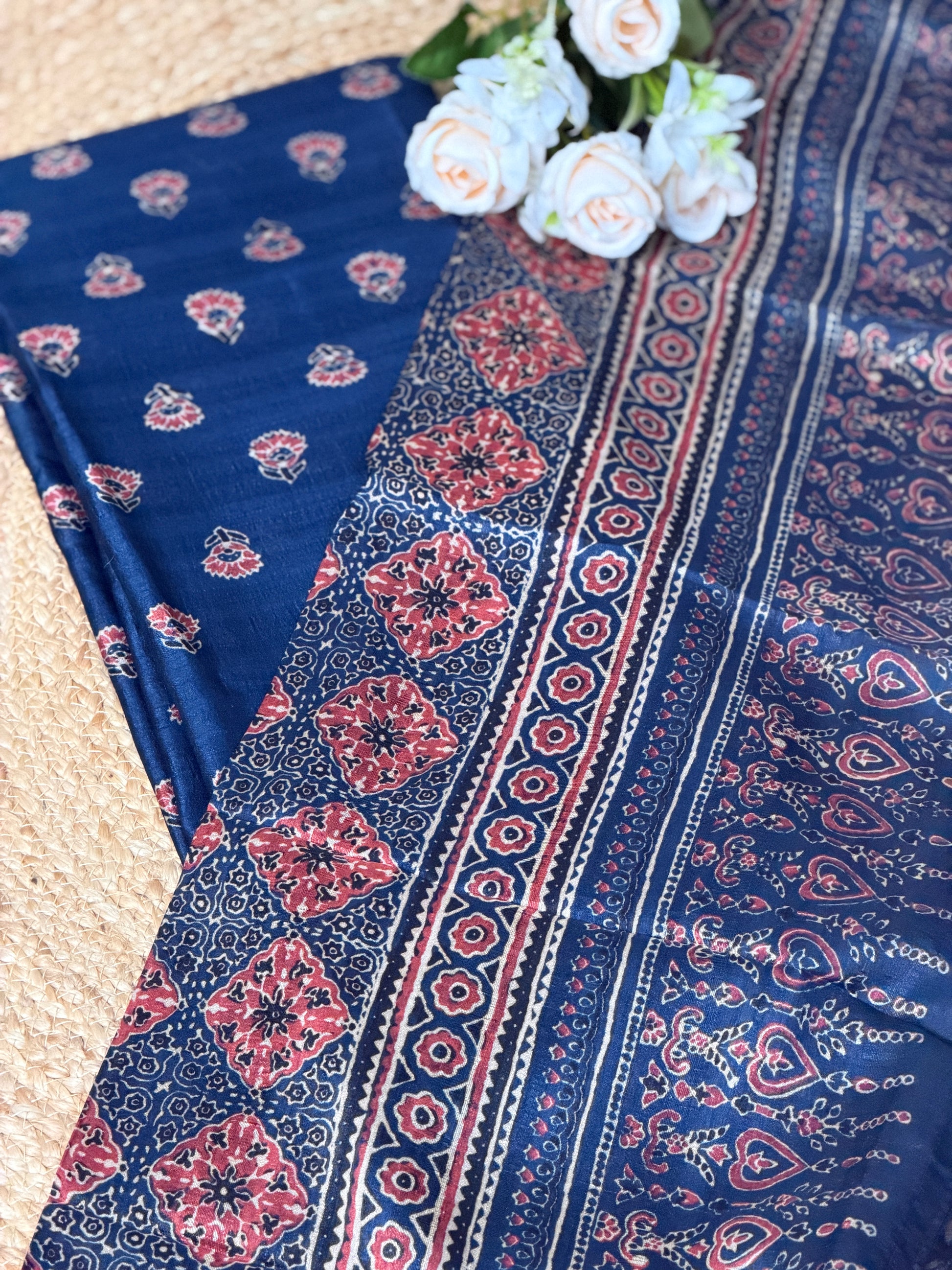 Semi Tussar Salwar Material