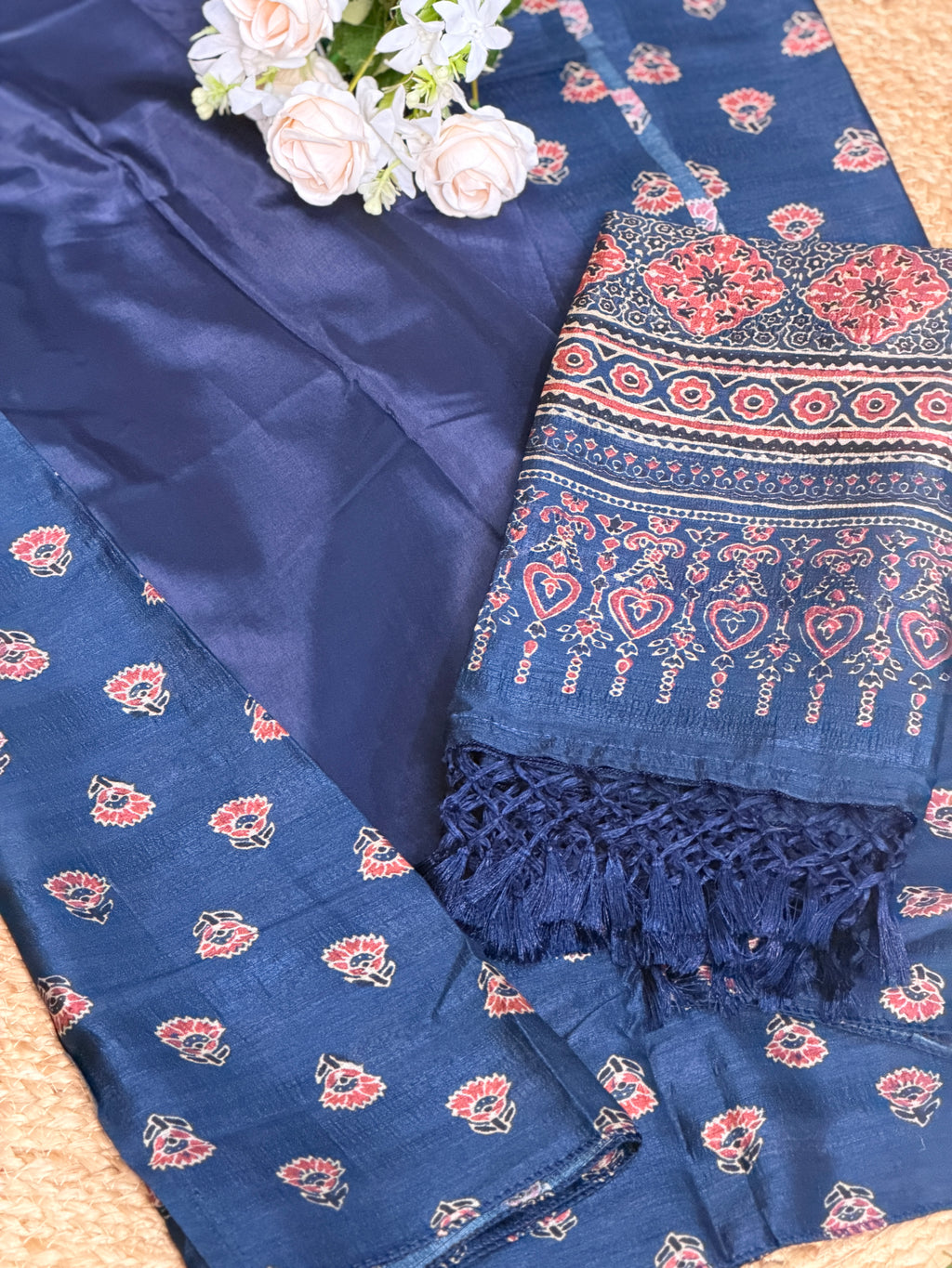 Semi Tussar Salwar Material