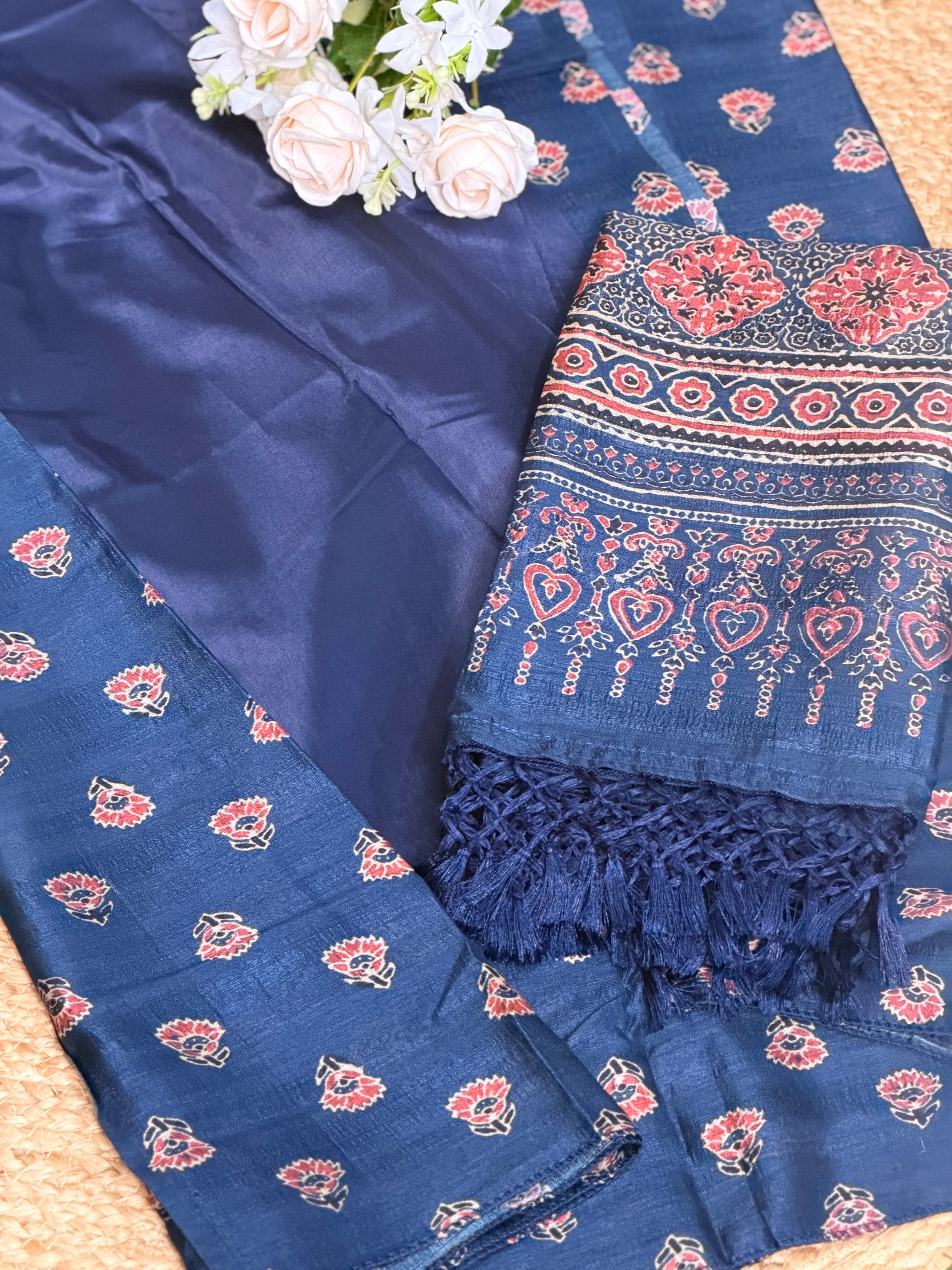 Semi Tussar Salwar Material