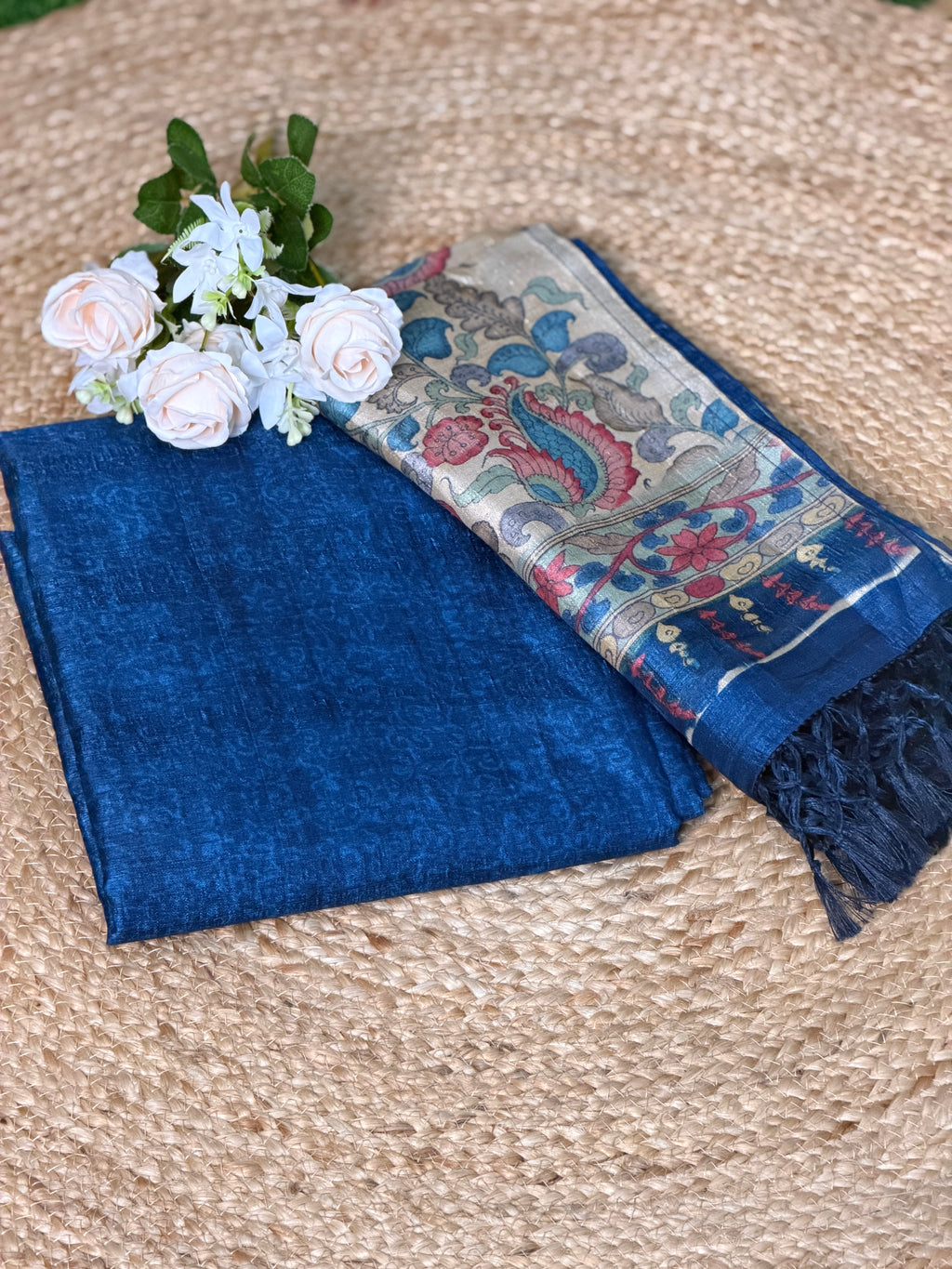 Semi Tussar Salwar Material