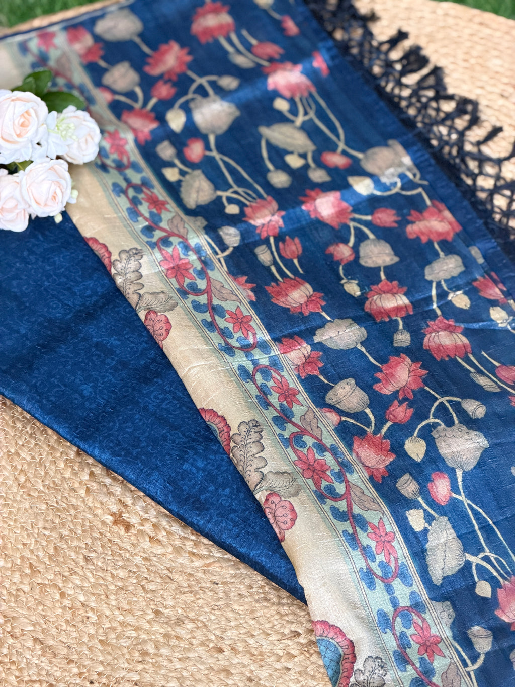 Semi Tussar Salwar Material