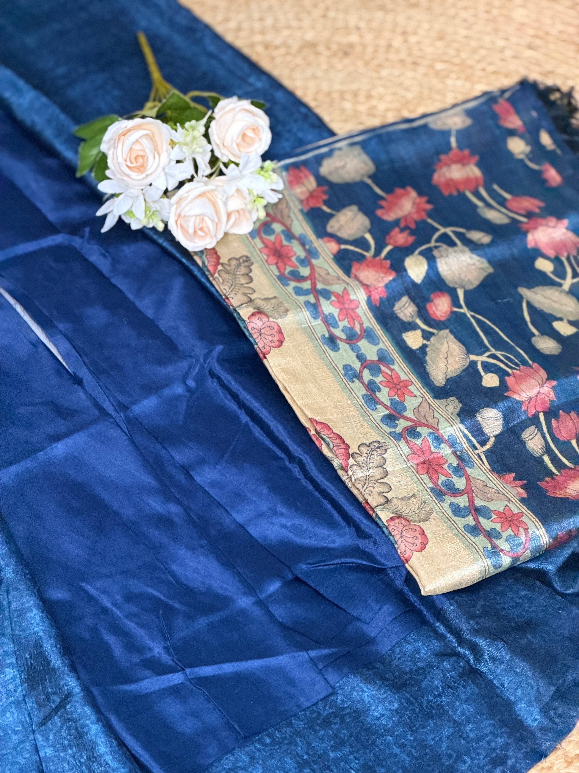 Semi Tussar Salwar Material