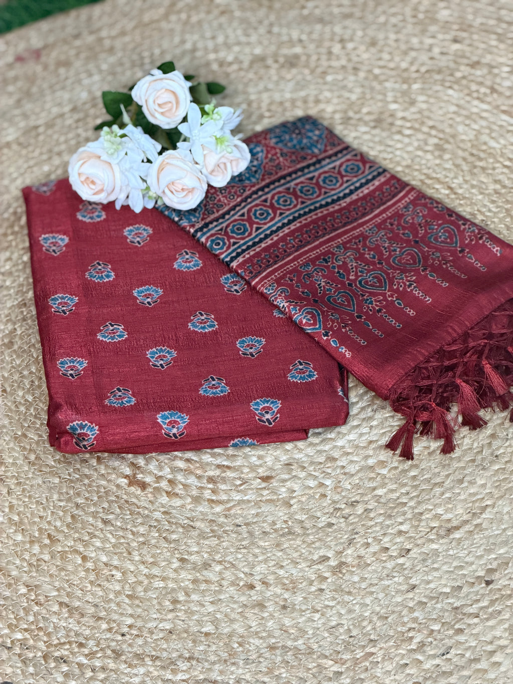 Semi Tussar Salwar Material