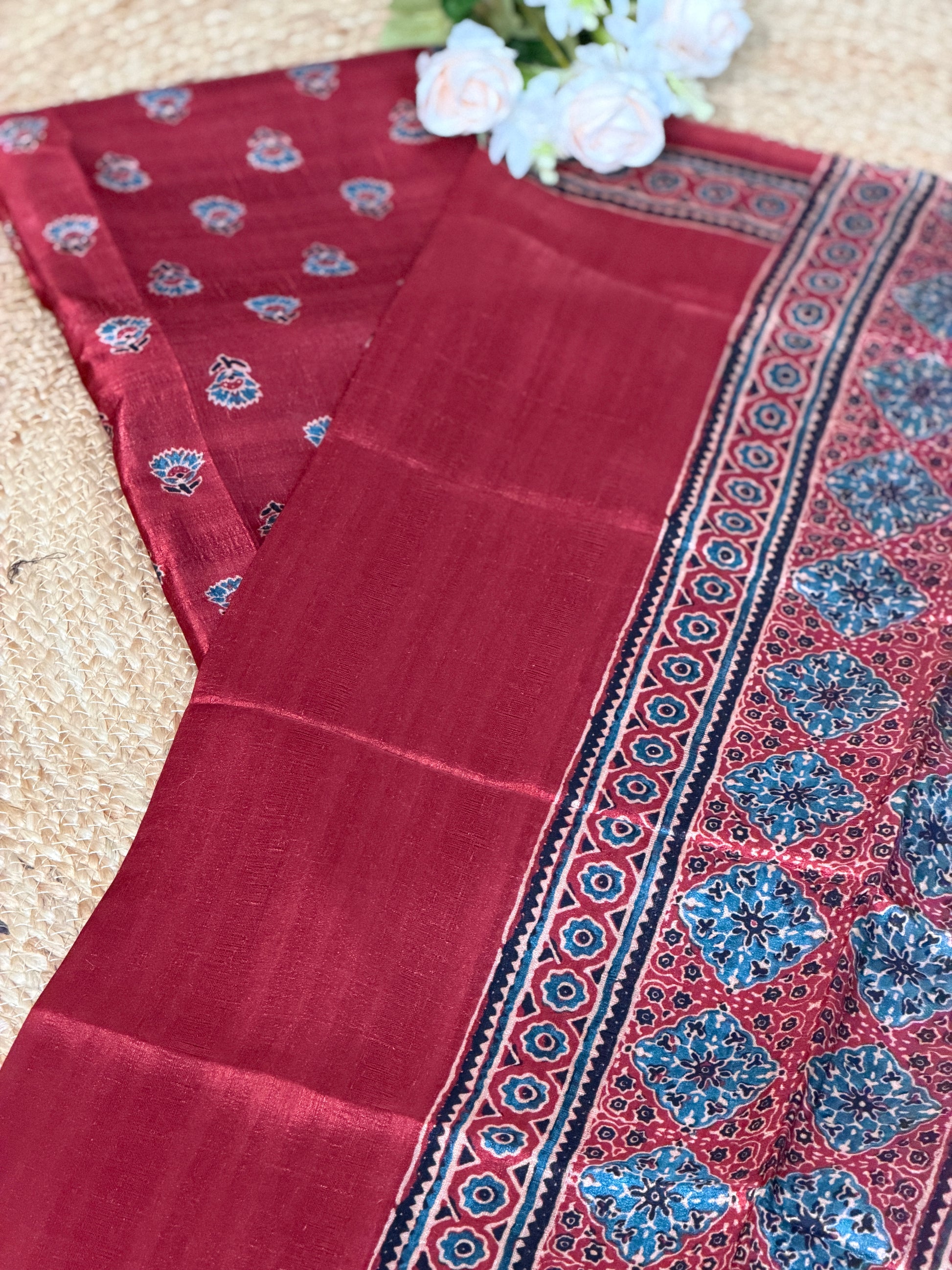 Semi Tussar Salwar Material