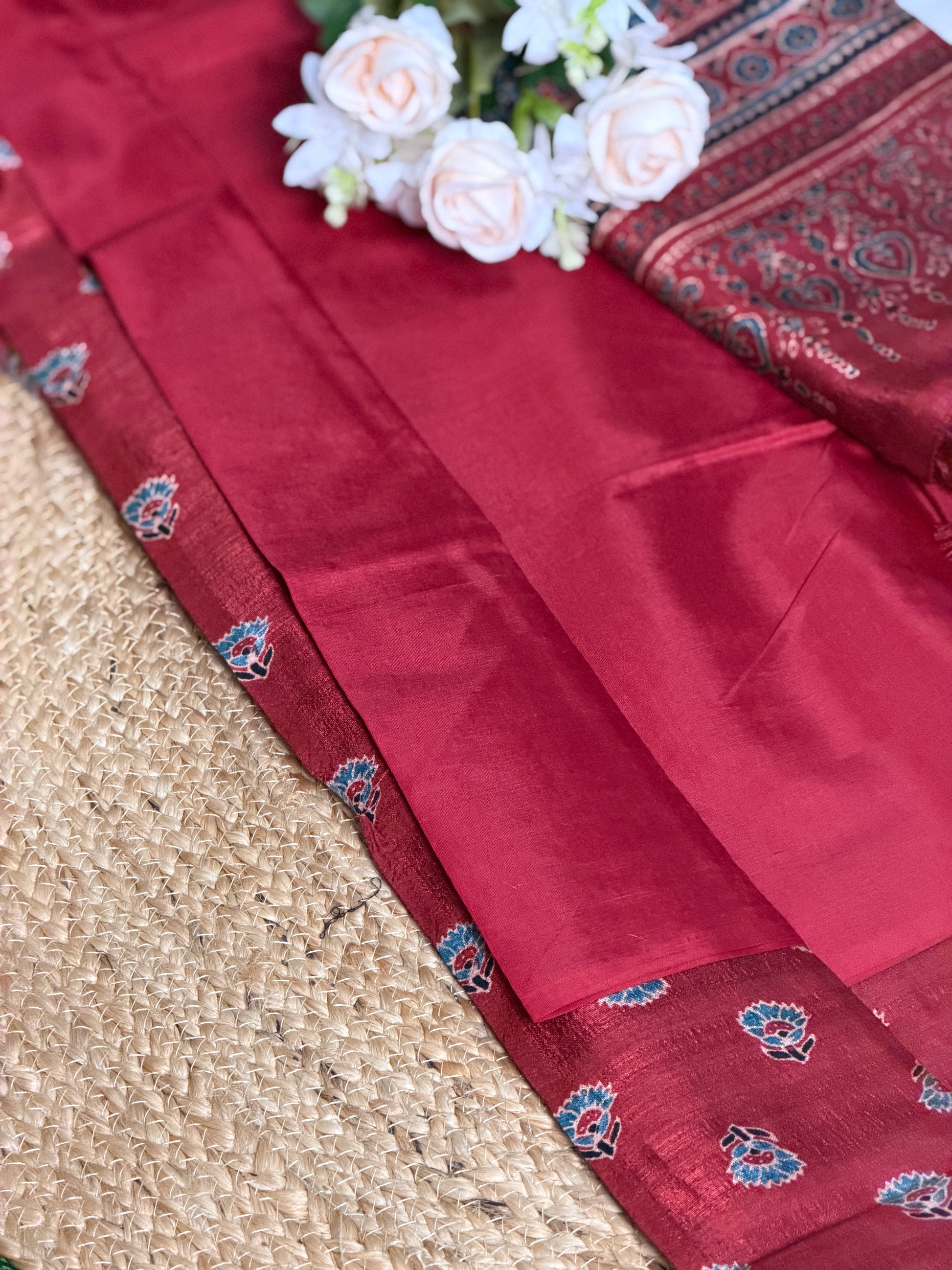 Semi Tussar Salwar Material