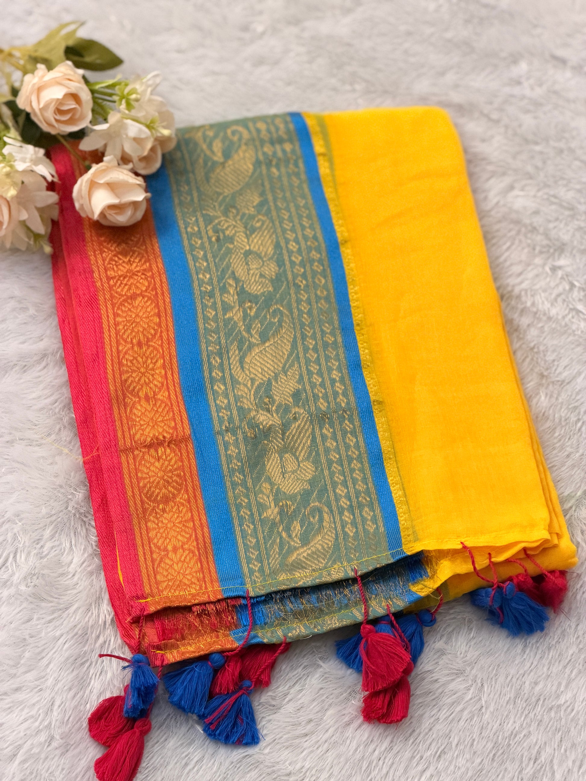 Soft Mulcotton saree