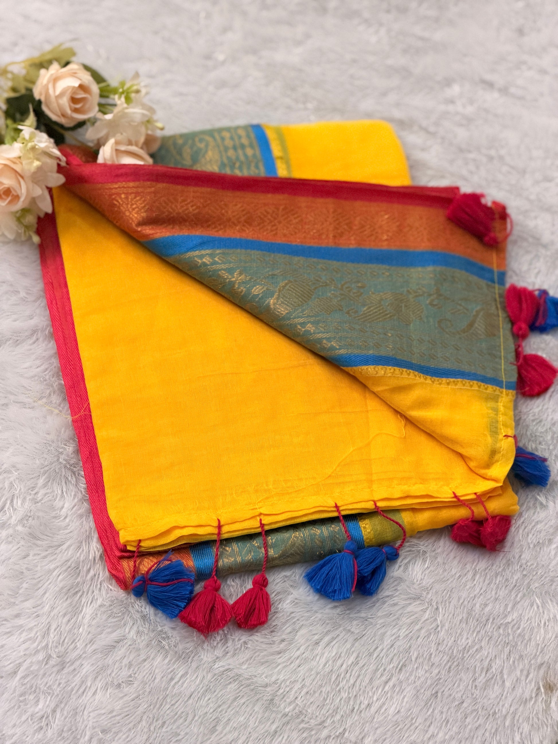 Soft Mulcotton saree