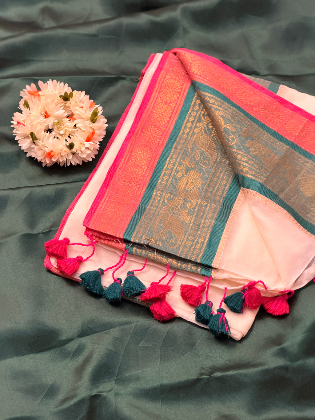 Soft Mulcotton Saree