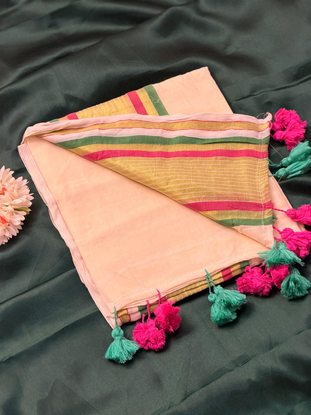 Soft Mulcotton Saree