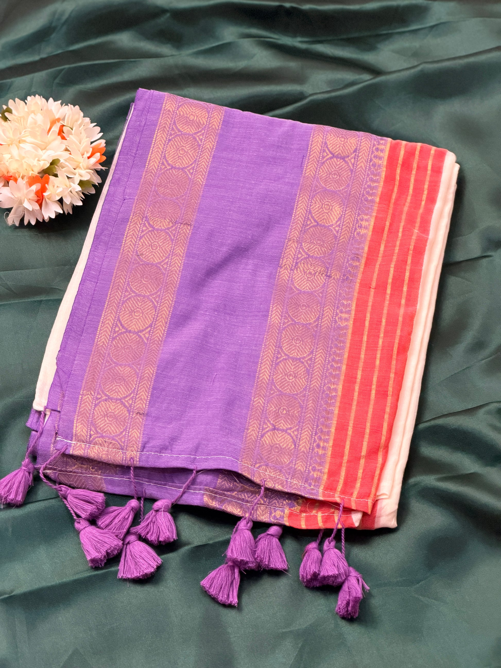 Soft Mulcotton Saree