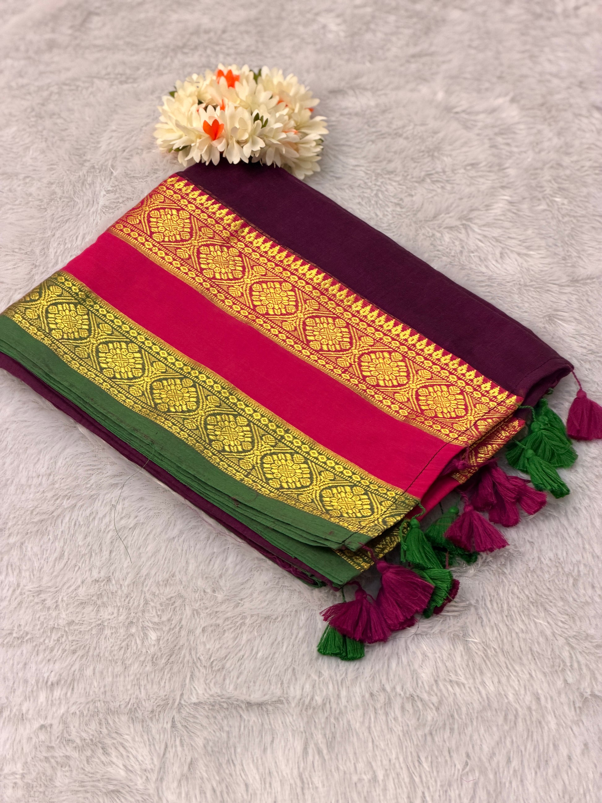 Soft Mulcotton saree