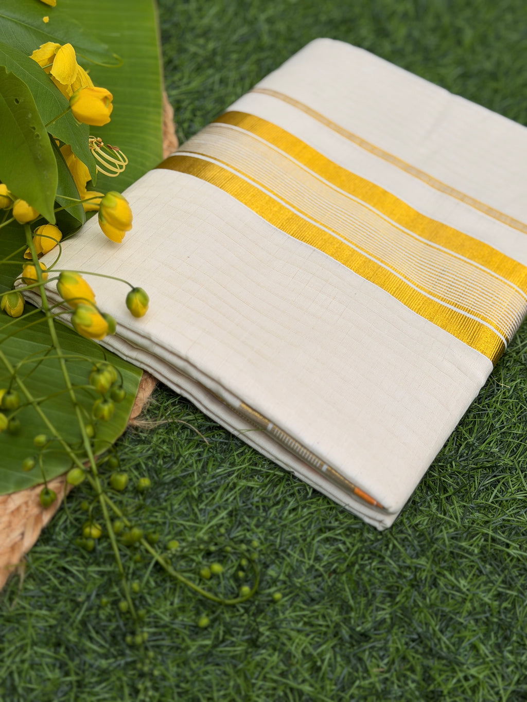 Set Saree with Check work