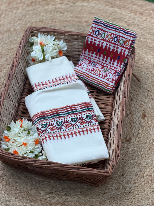 Ajrakh Traditional Set Mund