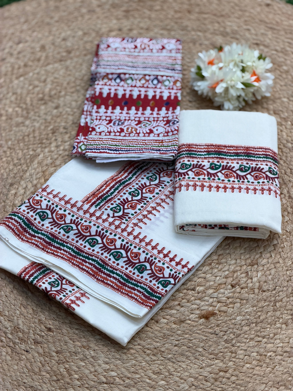 Ajrakh Traditional Set Mund