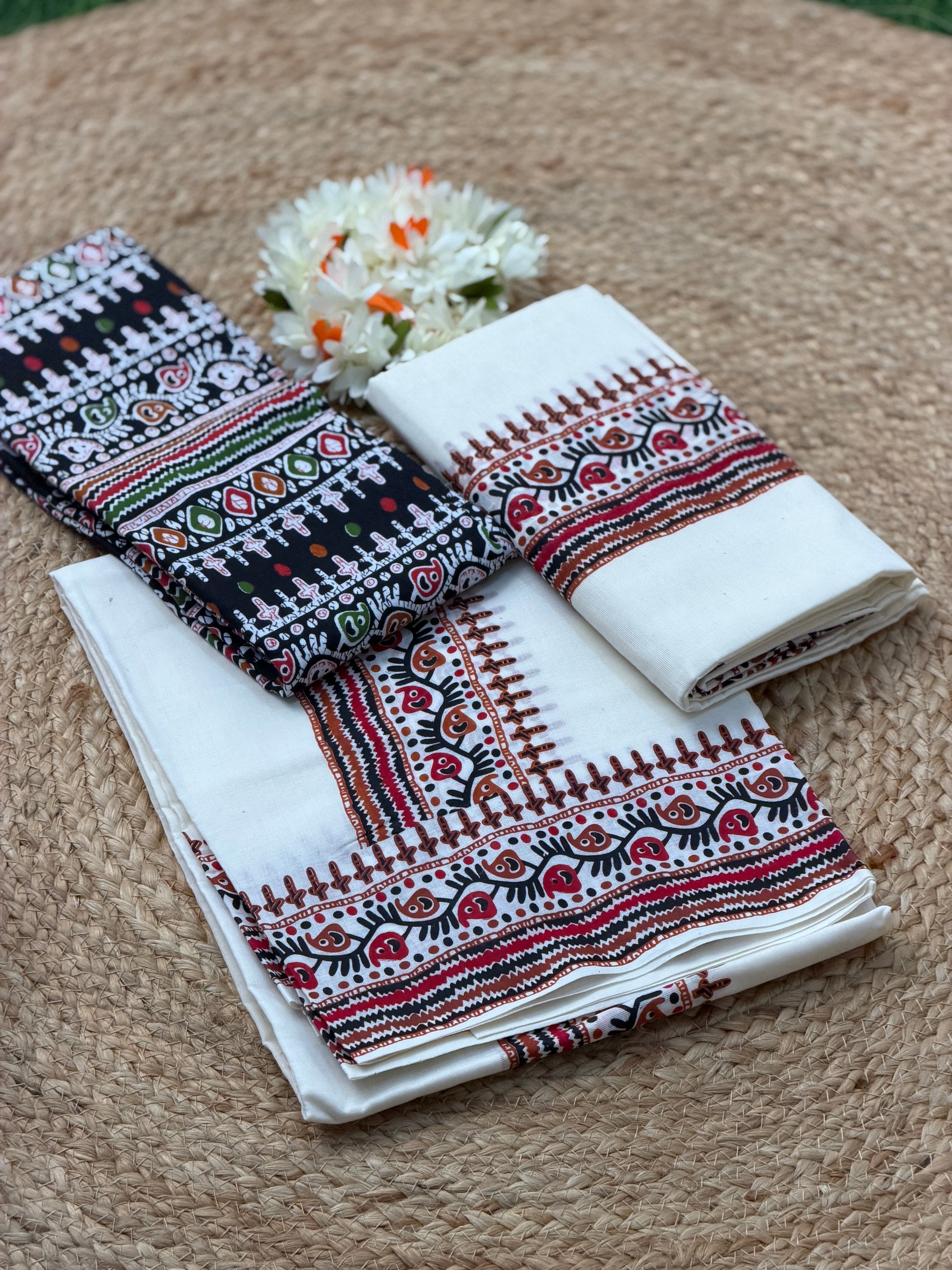 Ajrakh Traditional Set Mund