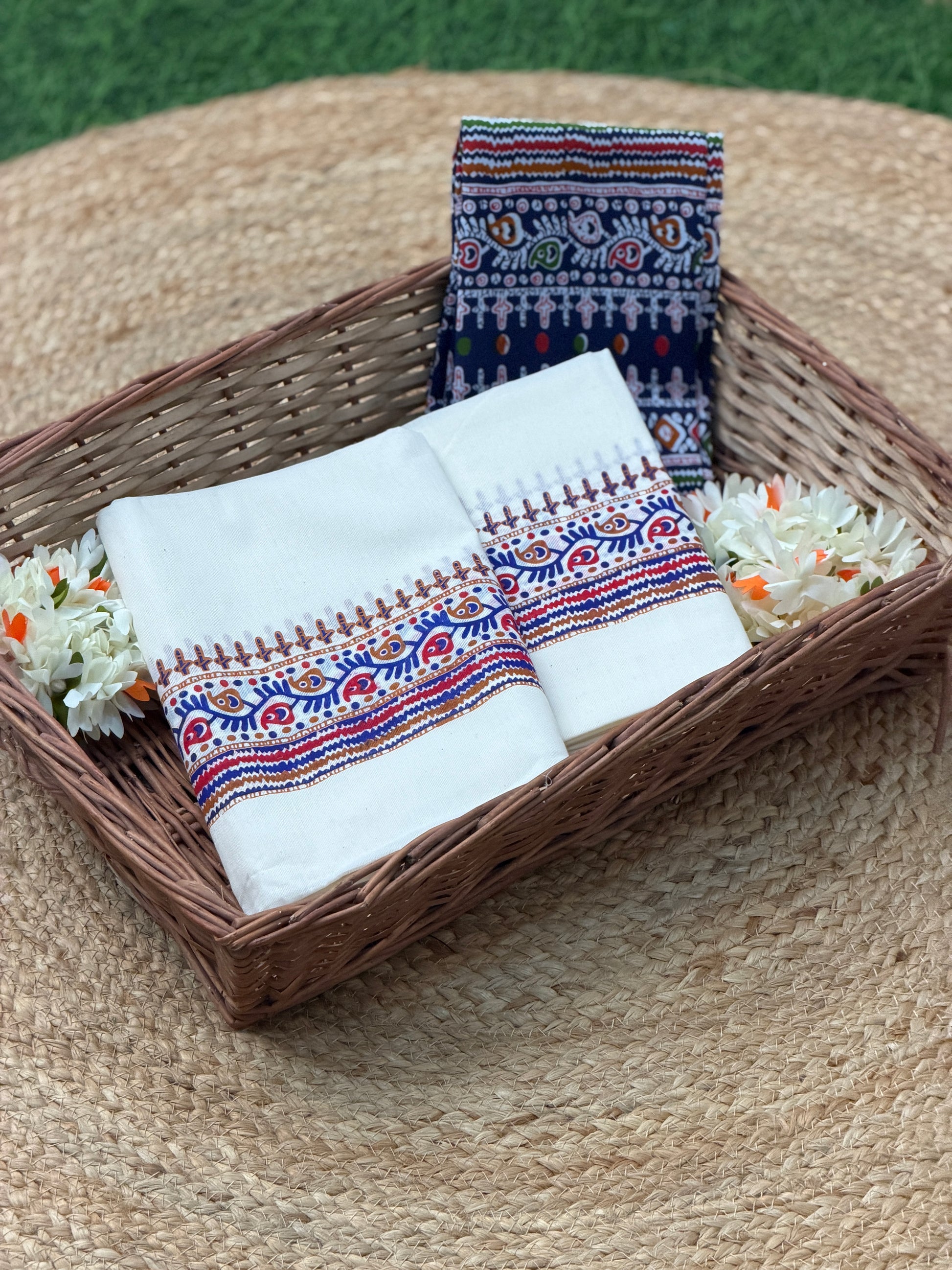 Ajrakh Traditional Set Mund