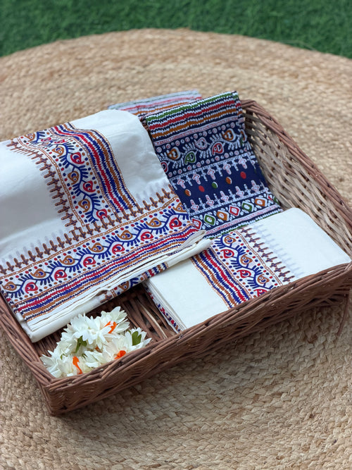 Ajrakh Traditional Set Mund