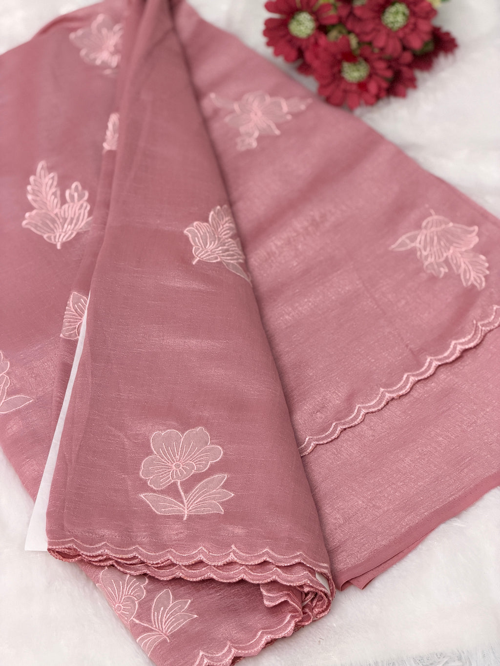 Cotton Silk Saree with Floral design