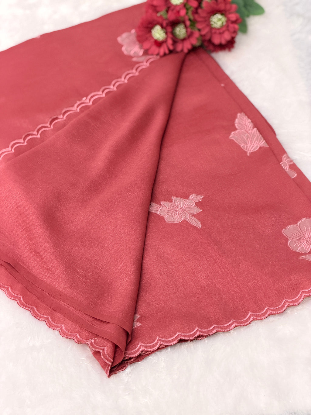 Cotton silk Saree with floral design