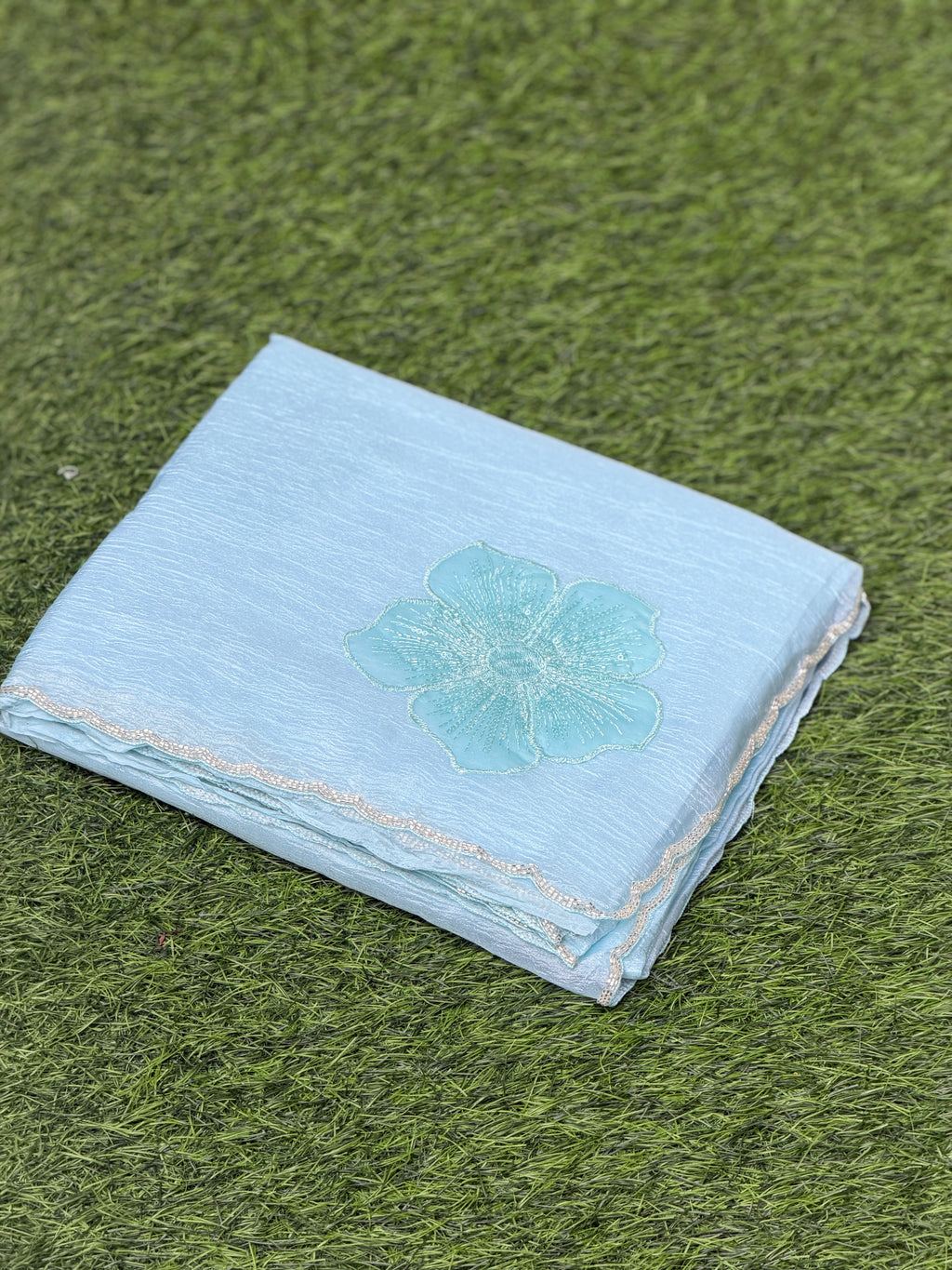 Organza with Stone Work