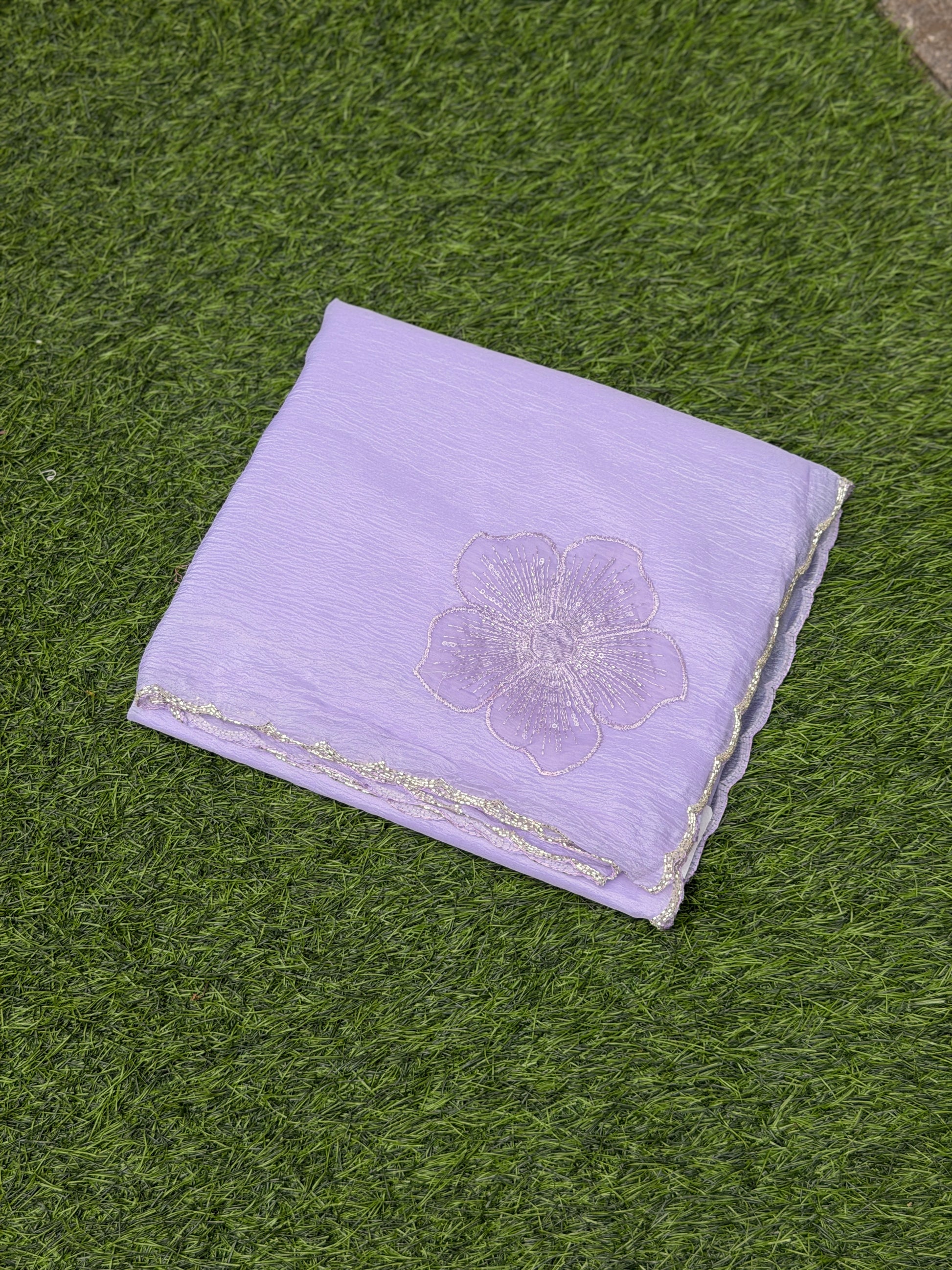 Organza with Stone Work