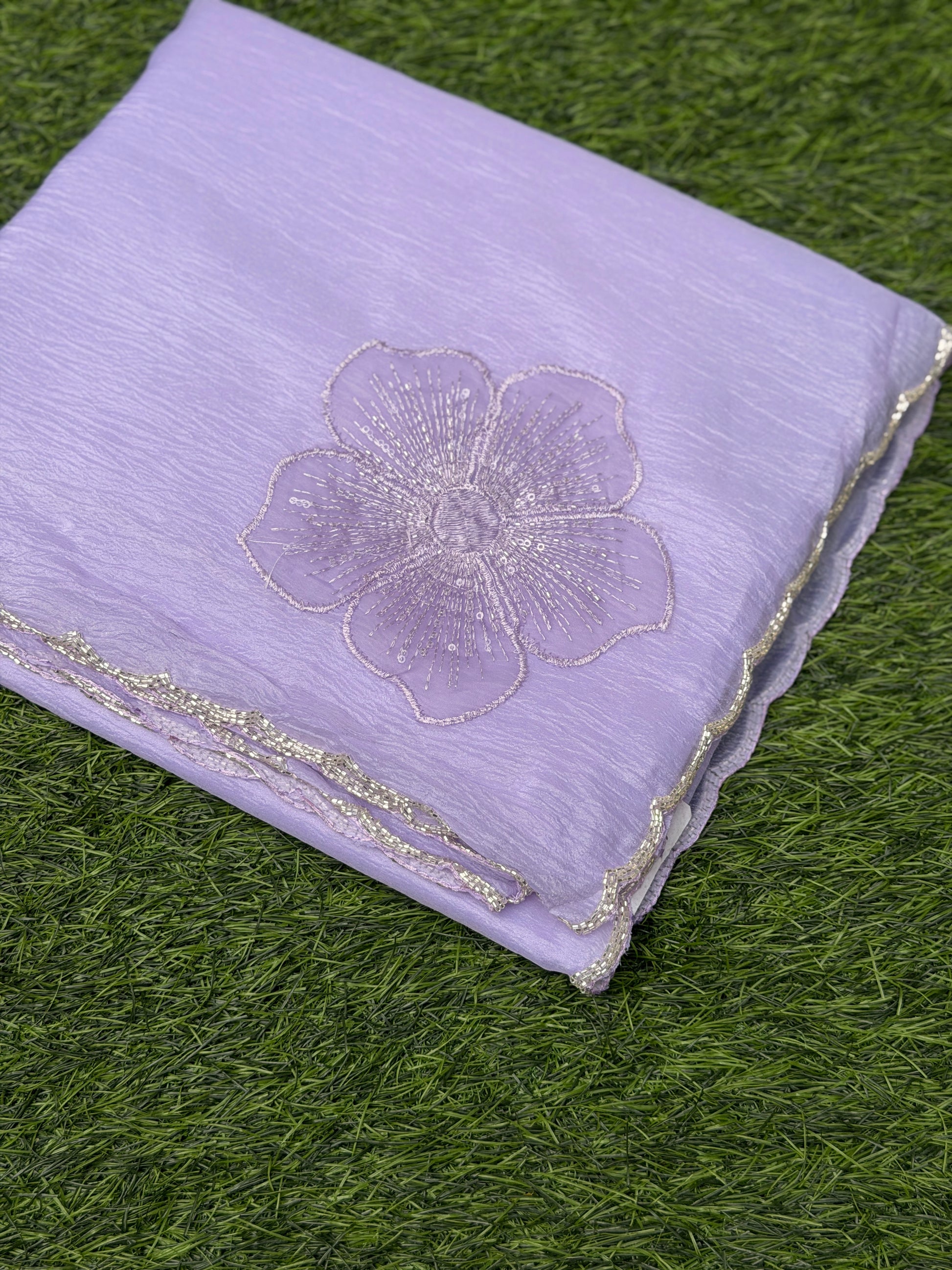 Organza with Stone Work