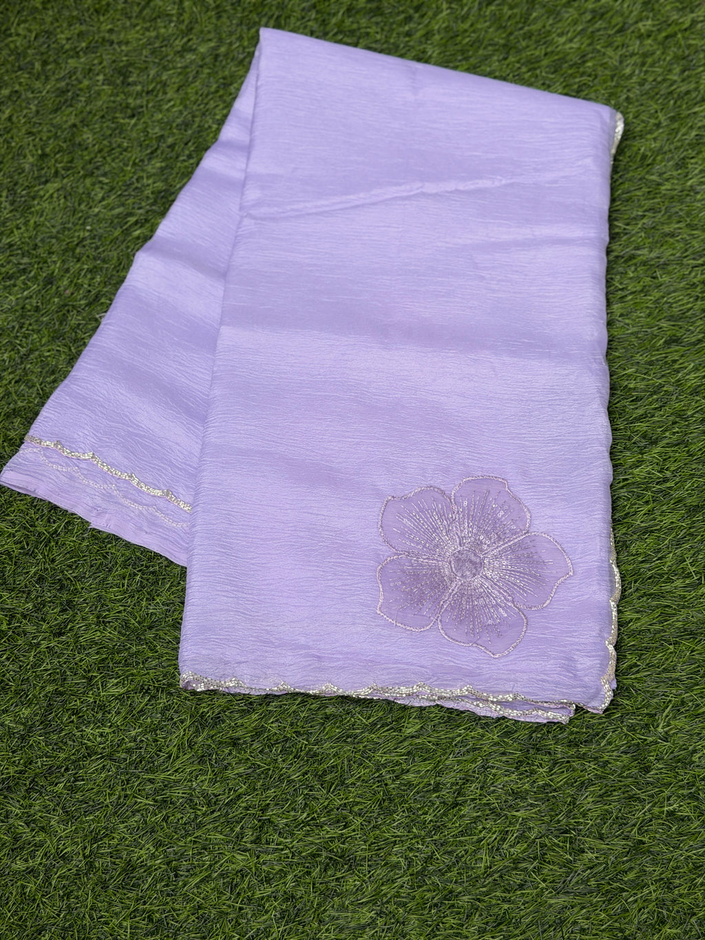 Organza with Stone Work
