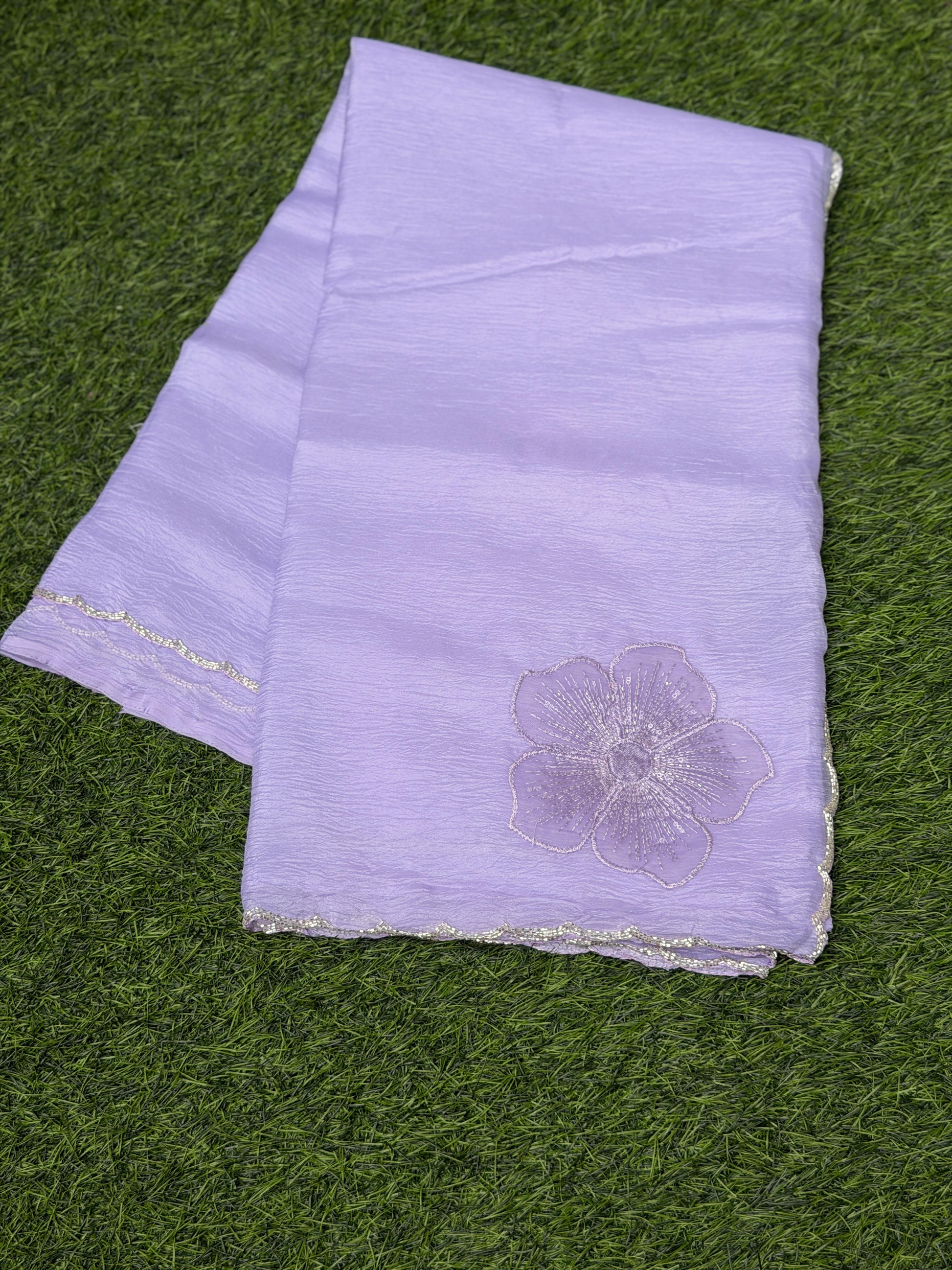 Organza with Stone Work
