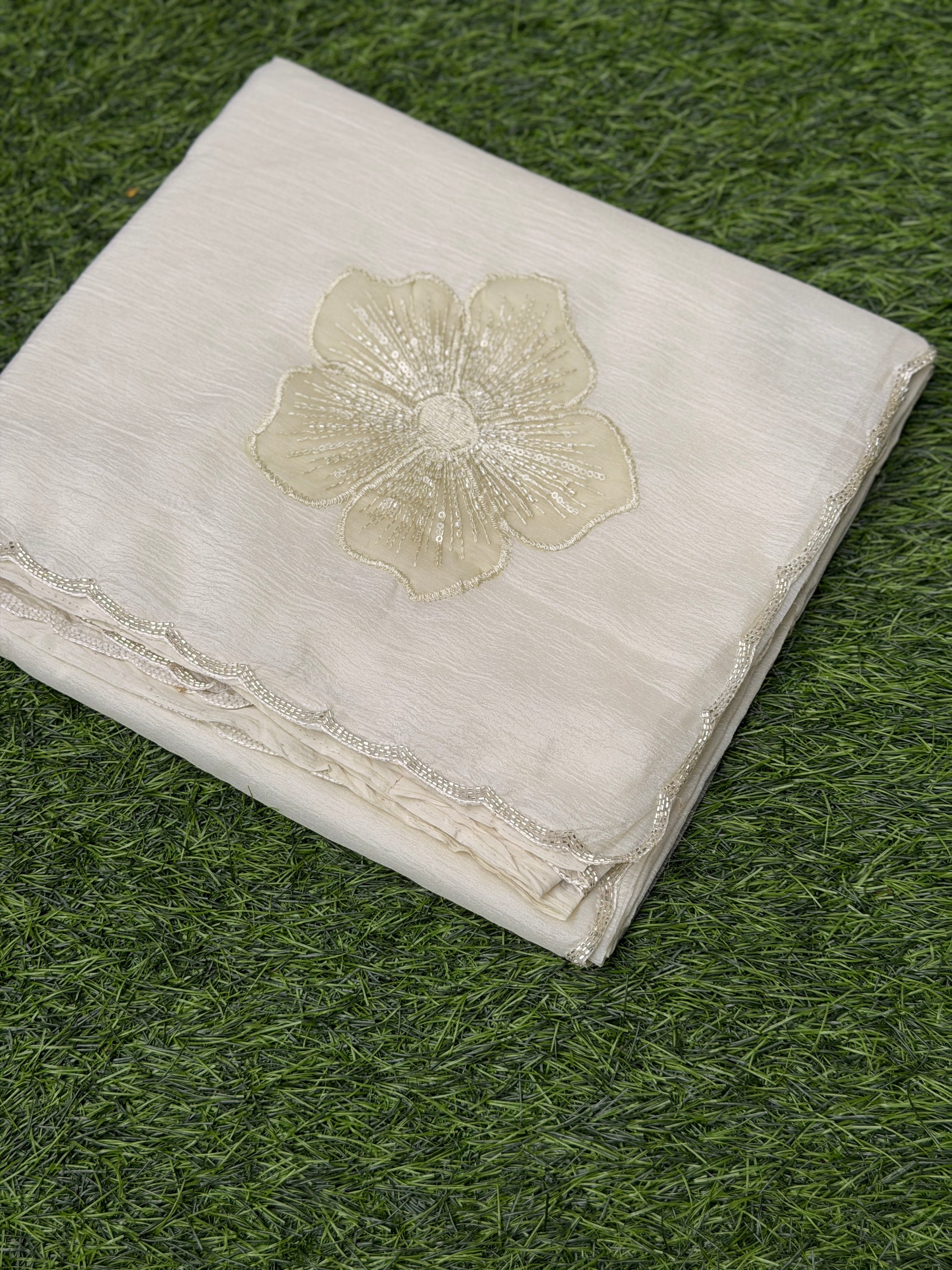 Organza with Stone Work