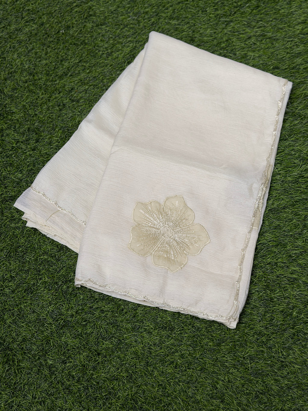 Organza with Stone Work