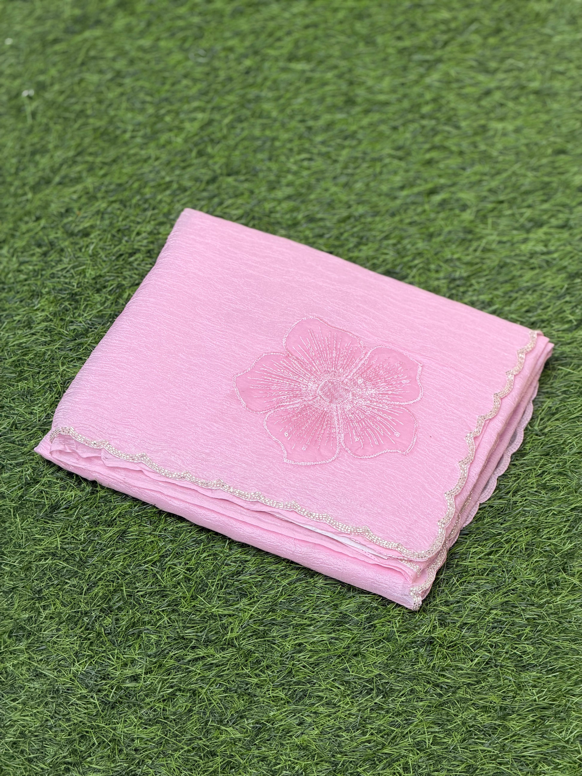 Organza with Stone Work