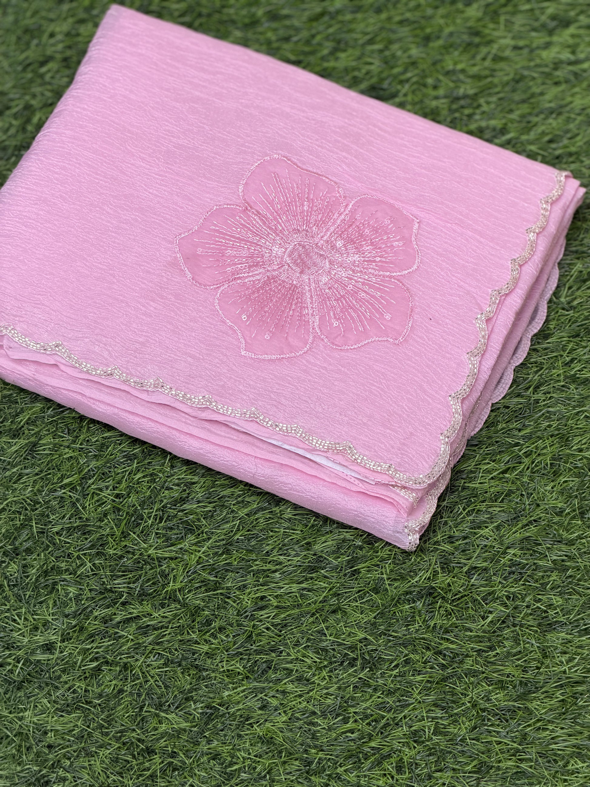 Organza with Stone Work