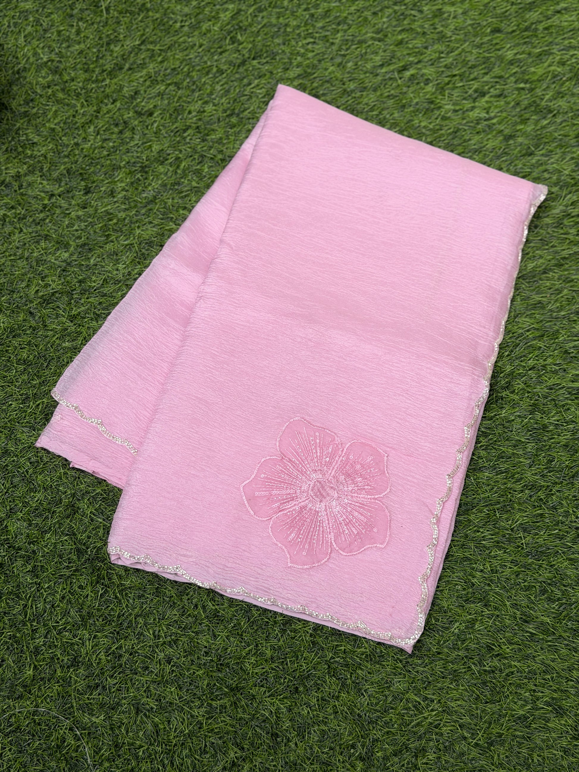 Organza with Stone Work