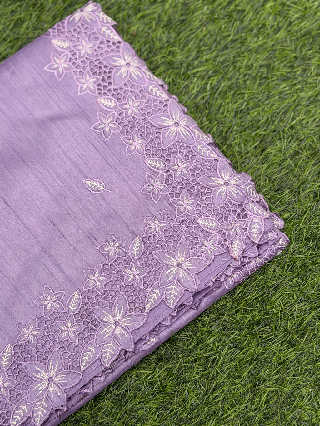 Cut Work Saree