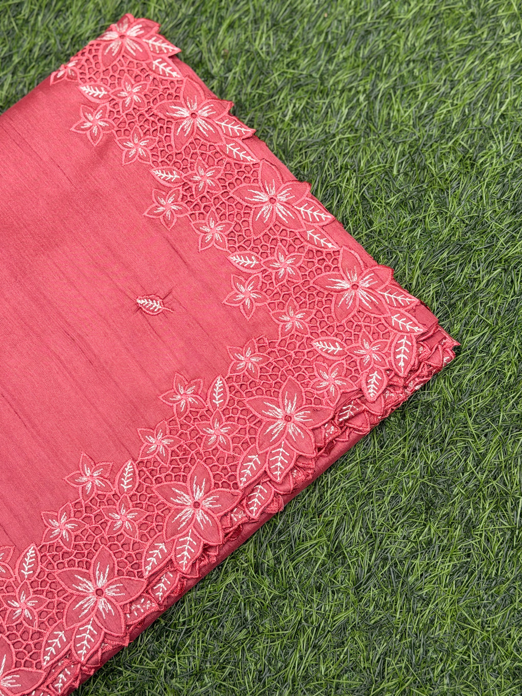 Cut Work Saree