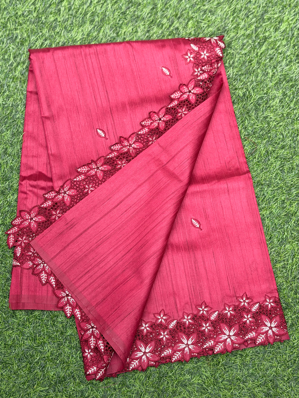 Cut Work Saree