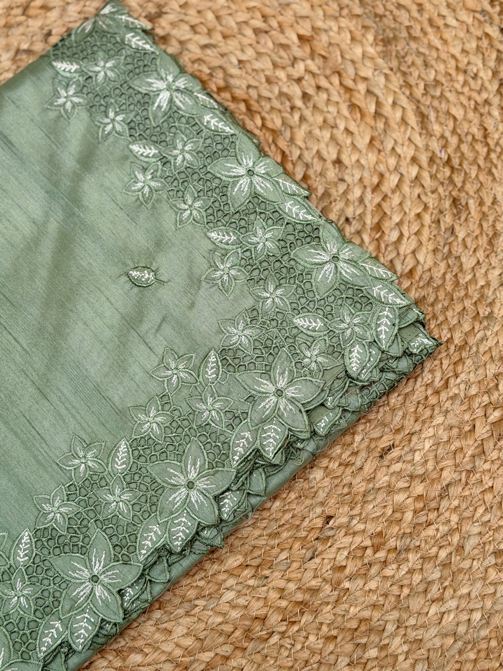 Cut Work Saree