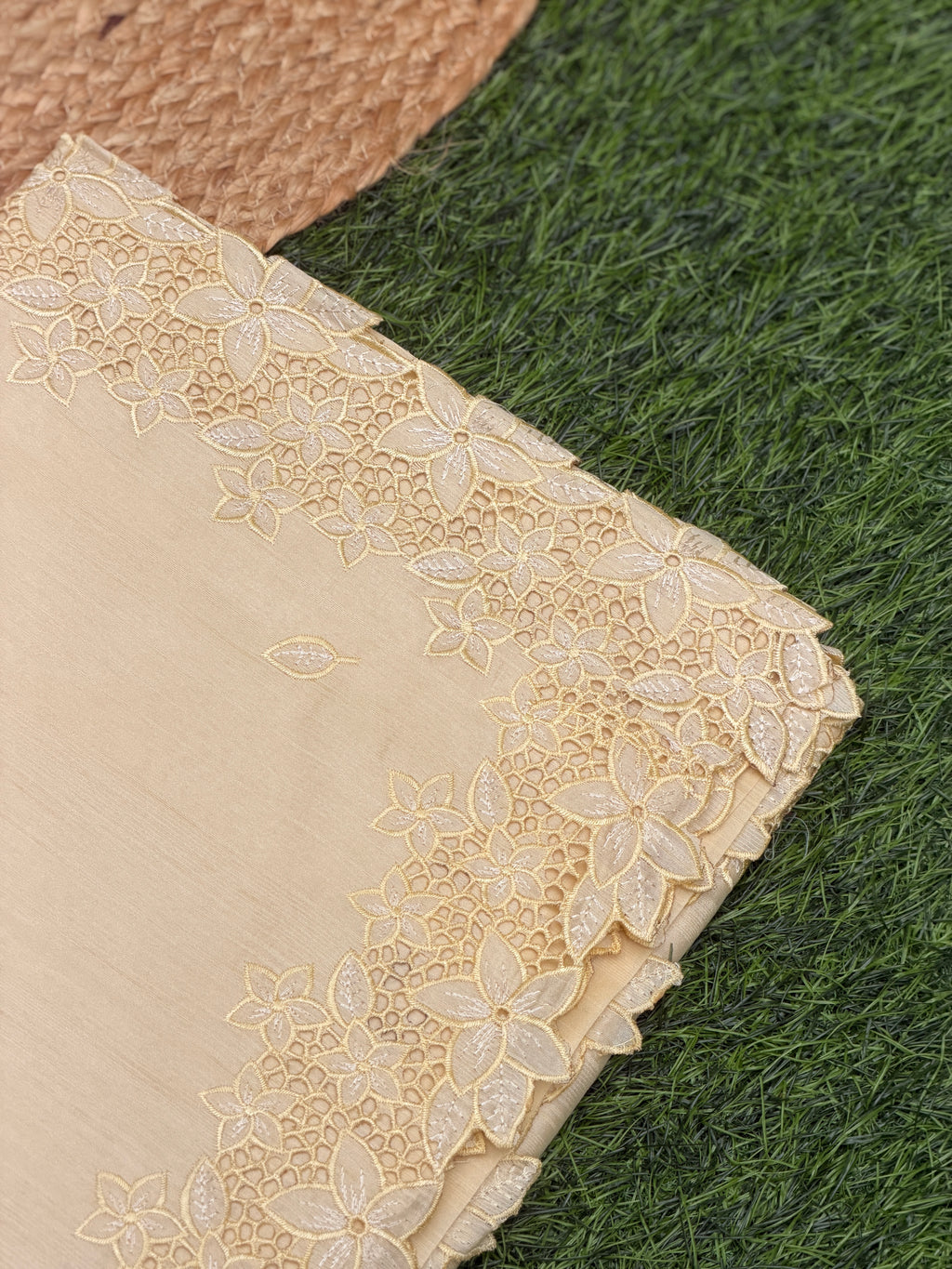 Cut Work Saree