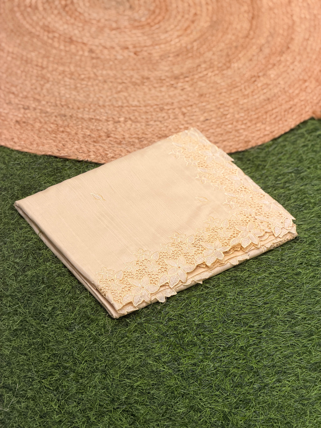 Cut Work Saree