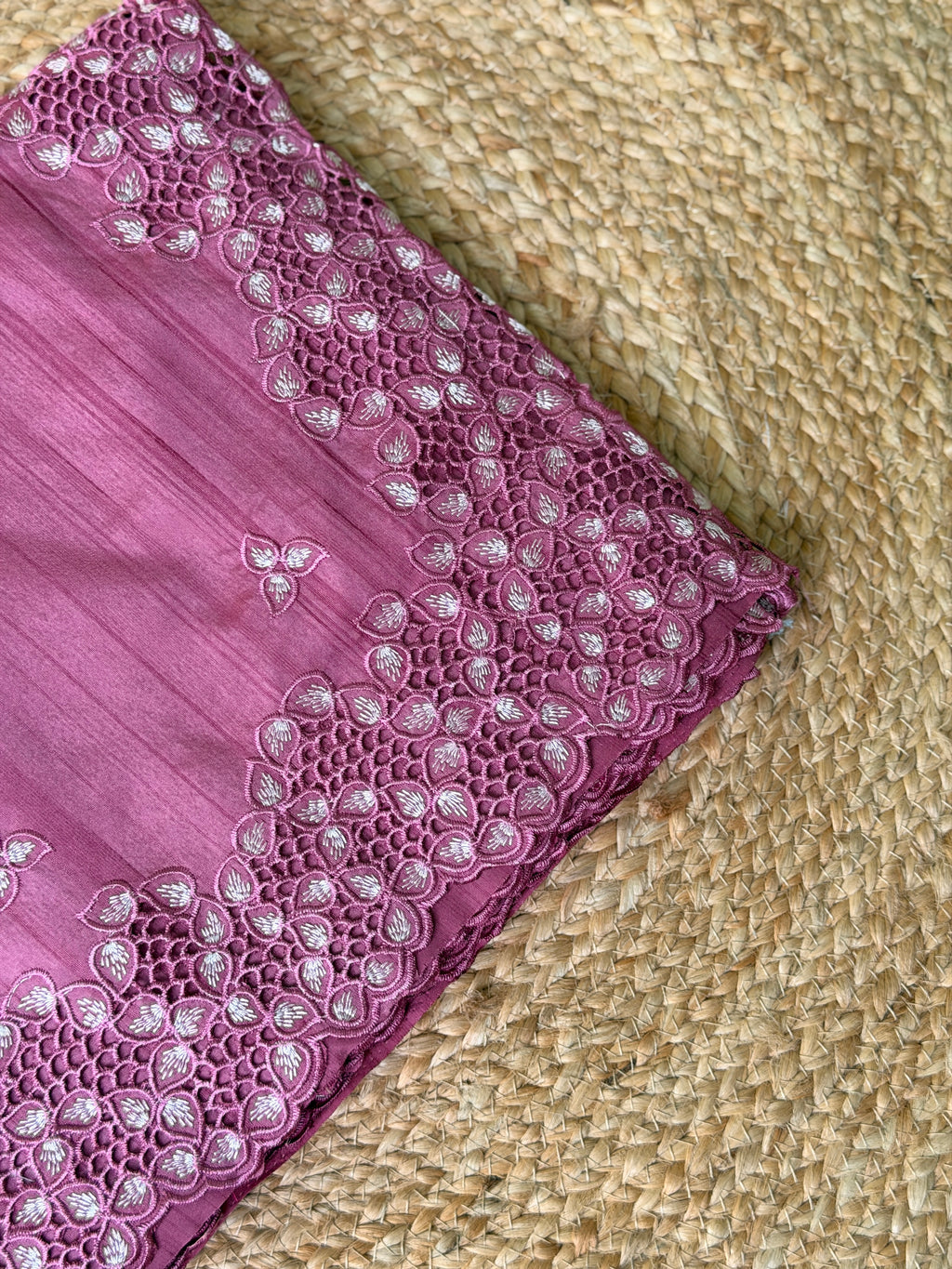 Cut Work Saree
