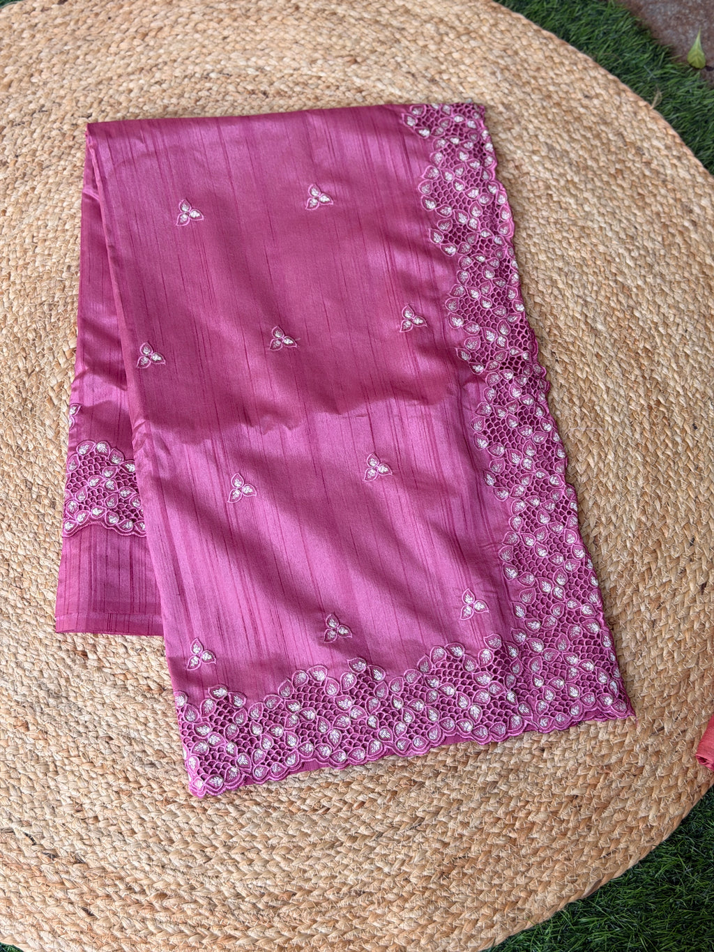 Cut Work Saree