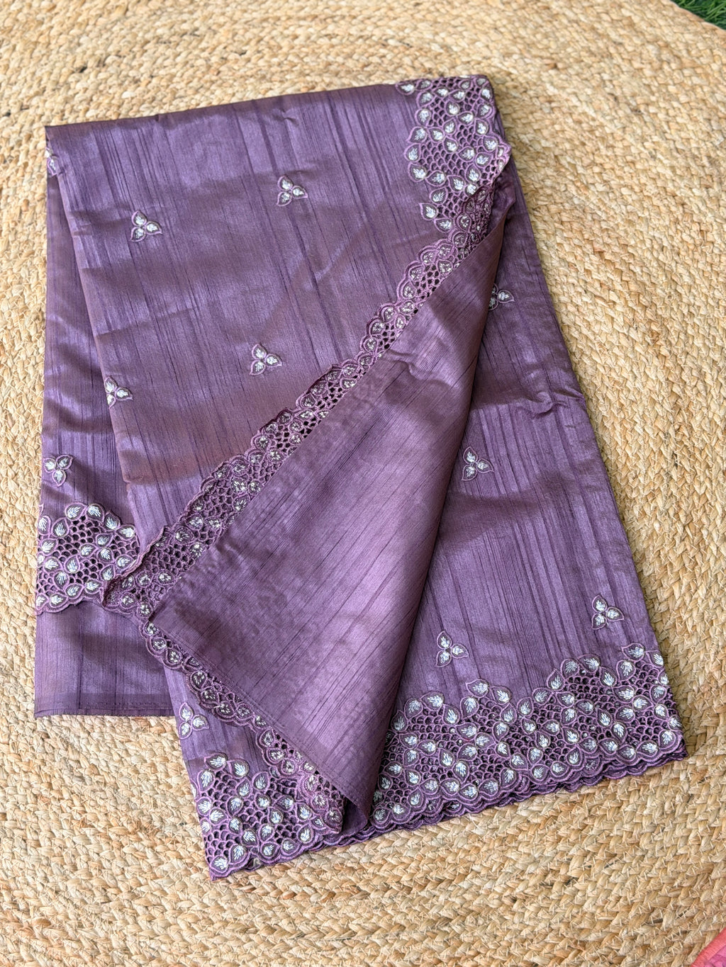 Cut Work Saree