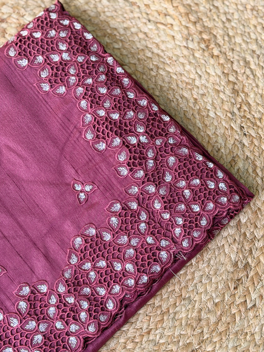 Cut Work Saree
